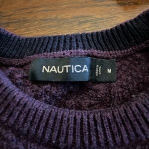Nautica sweater purple